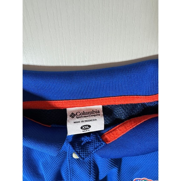Men's Columbia Florida Gators Polo Shirt Performance Golf Athletic Fit Size XXL - Picture 15 of 16